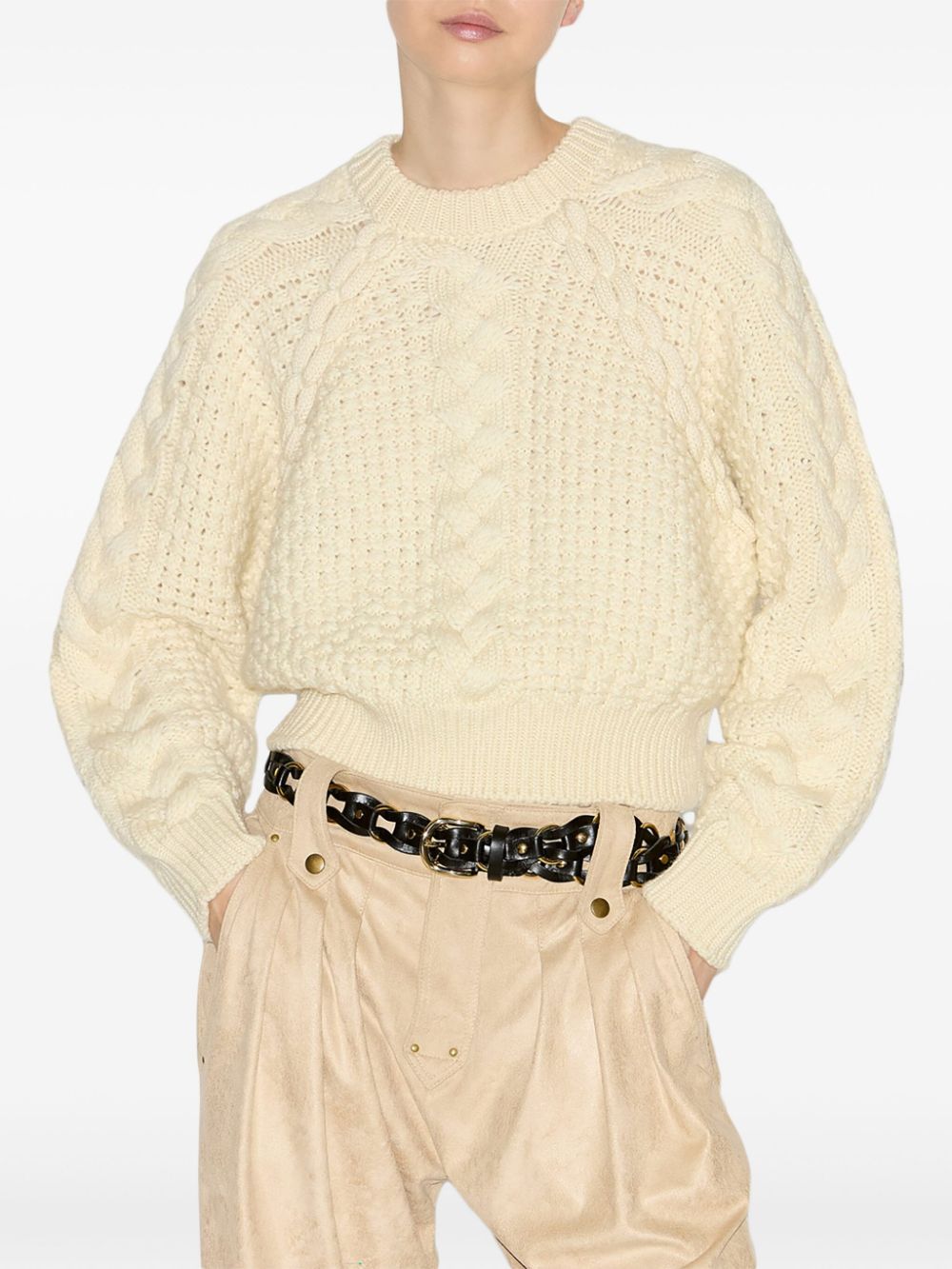 ISABEL MARANT Obrero chunky-knit jumper Women