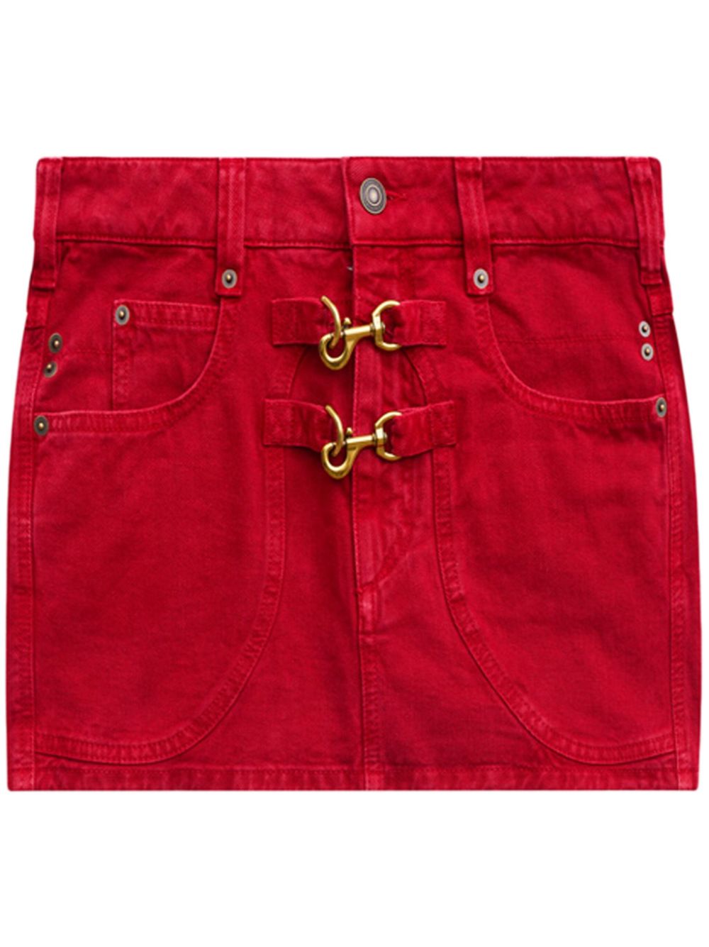 ISABEL MARANT Paulina mini-rok Rood