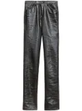 ISABEL MARANT Lovis vinyl trousers - Grey