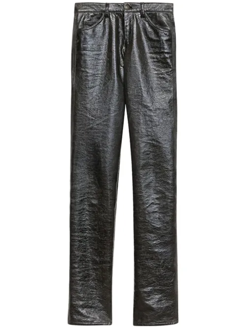 Pantalon Lovis en vinyle - ISABEL MARANT - Modalova