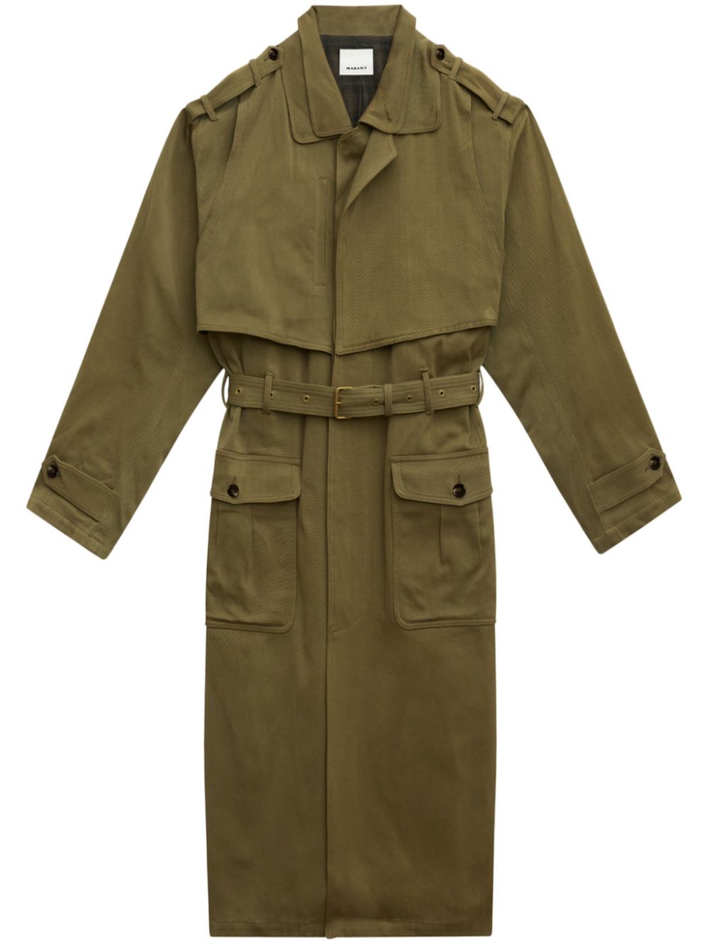 MARANT Tadao trench coat - Brown