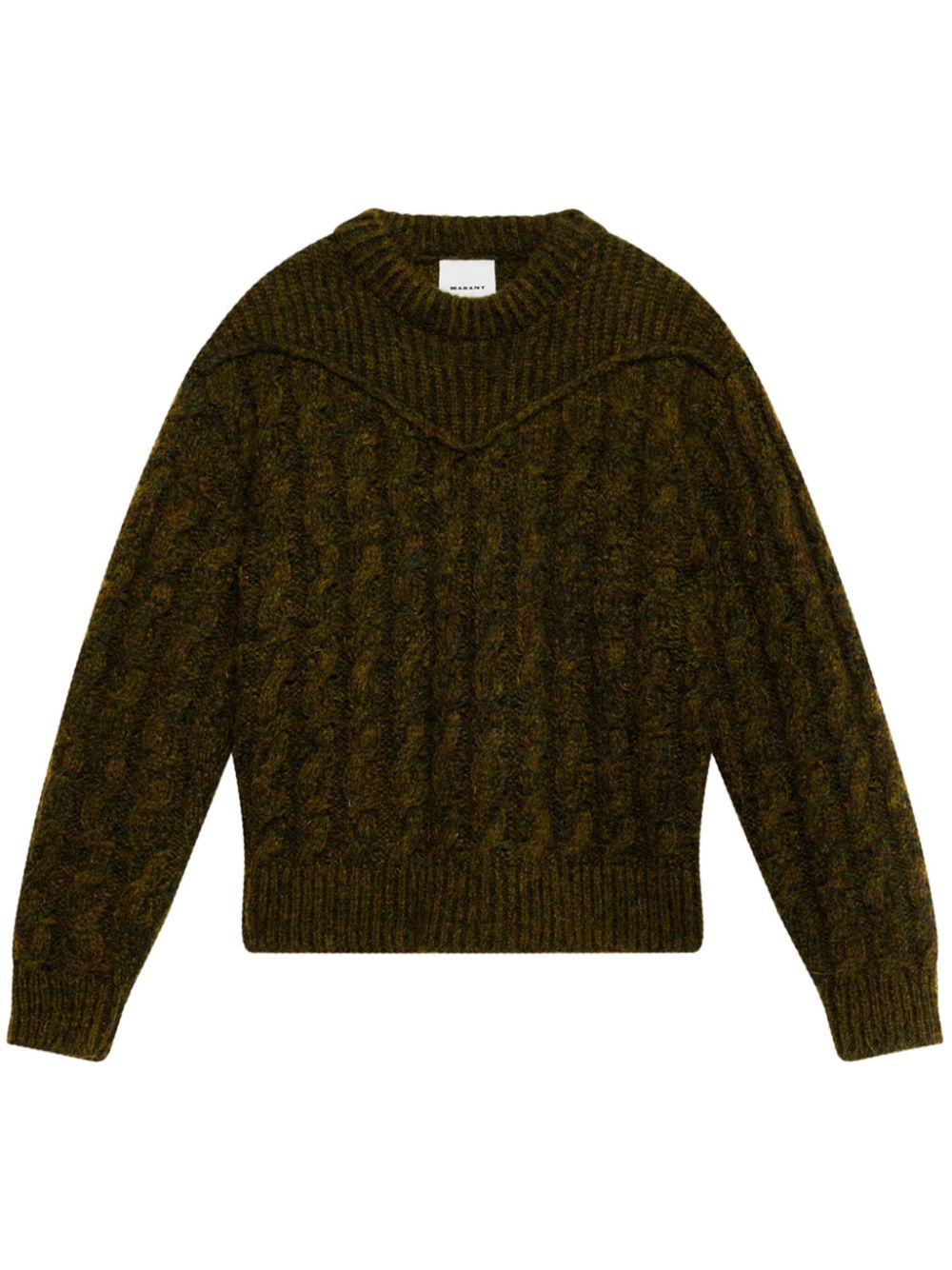 MARANT Helios patchwork jumper - Brown