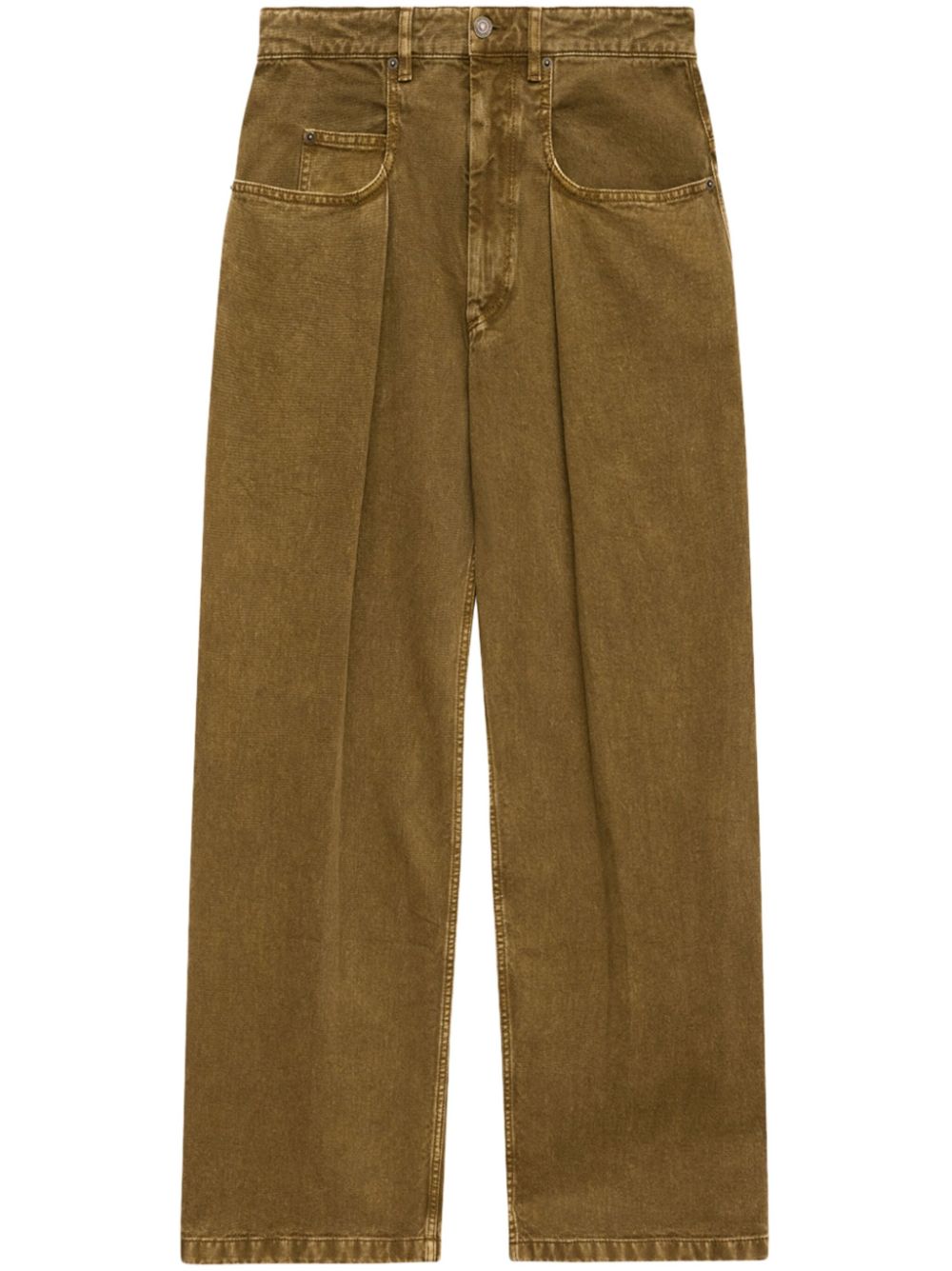 ISABEL MARANT Janael wide-leg jeans - Brown