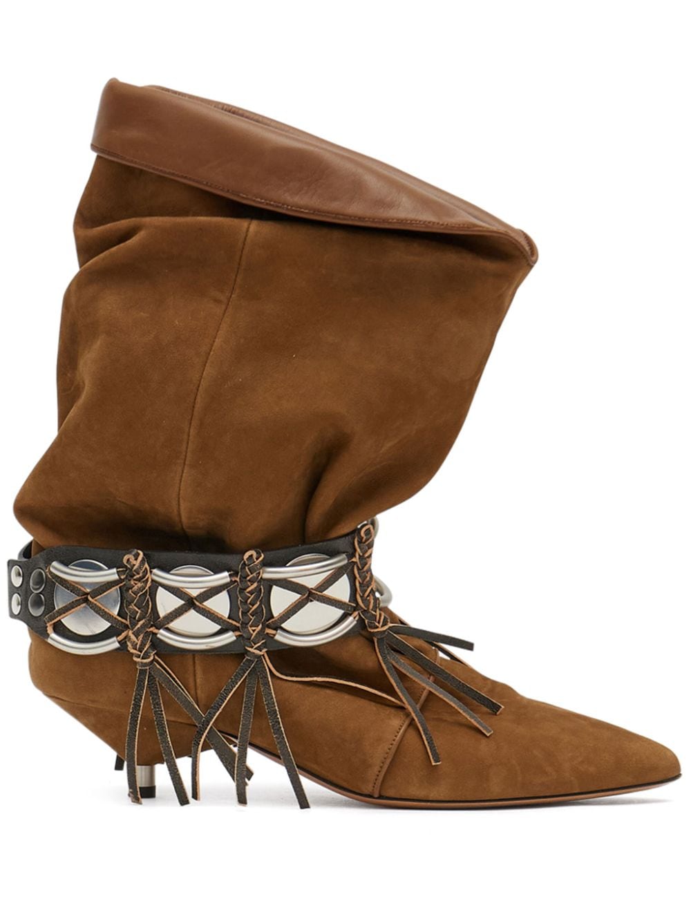 ISABEL MARANT leather boots Brown