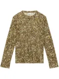 ISABEL MARANT Zakane T-shirt - Brown