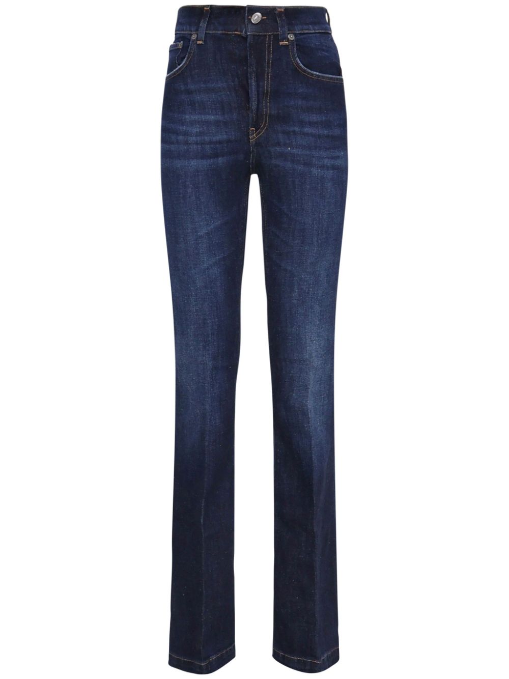 DONDUP whiskering detail skinny jeans - Blu