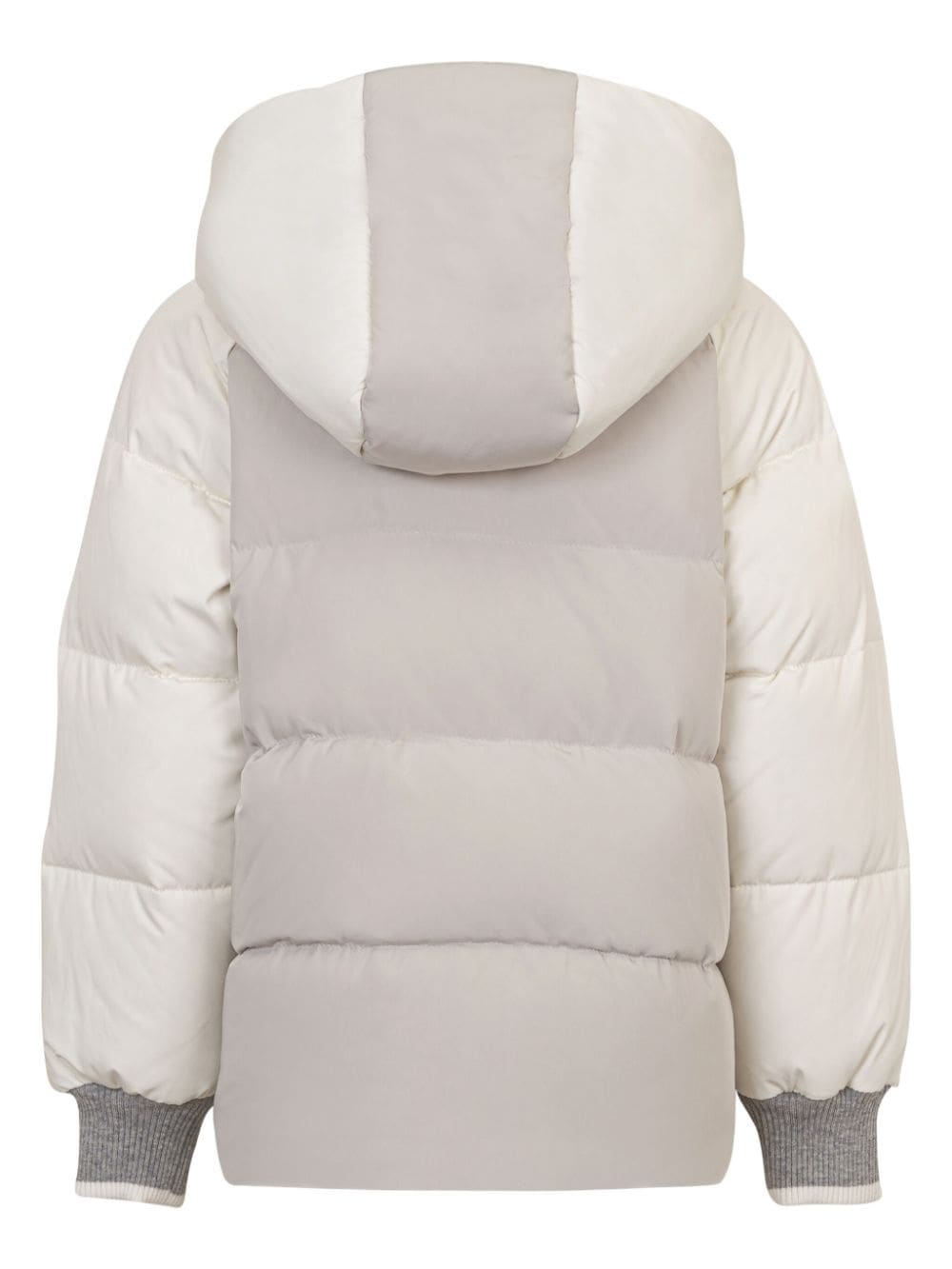 Eleventy Kids panelled padded jacket - Grijs