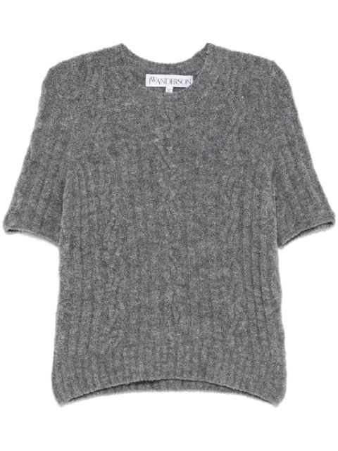 JW Anderson cable-knit short sleeve T-shirt Women