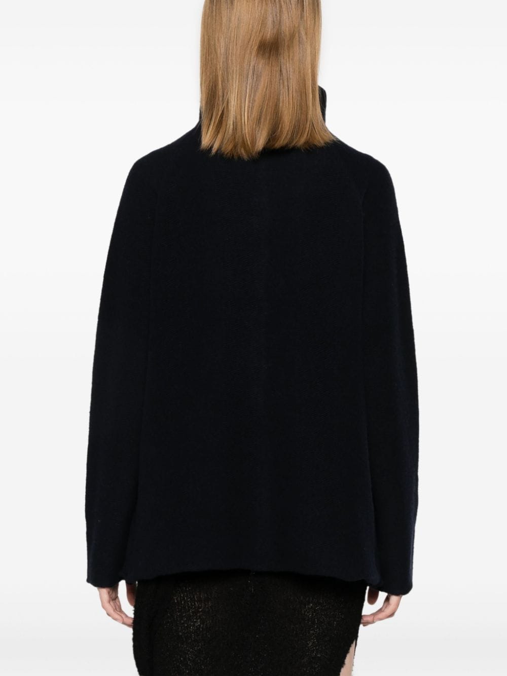 Shop Jw Anderson Layered Cardigan In Blue