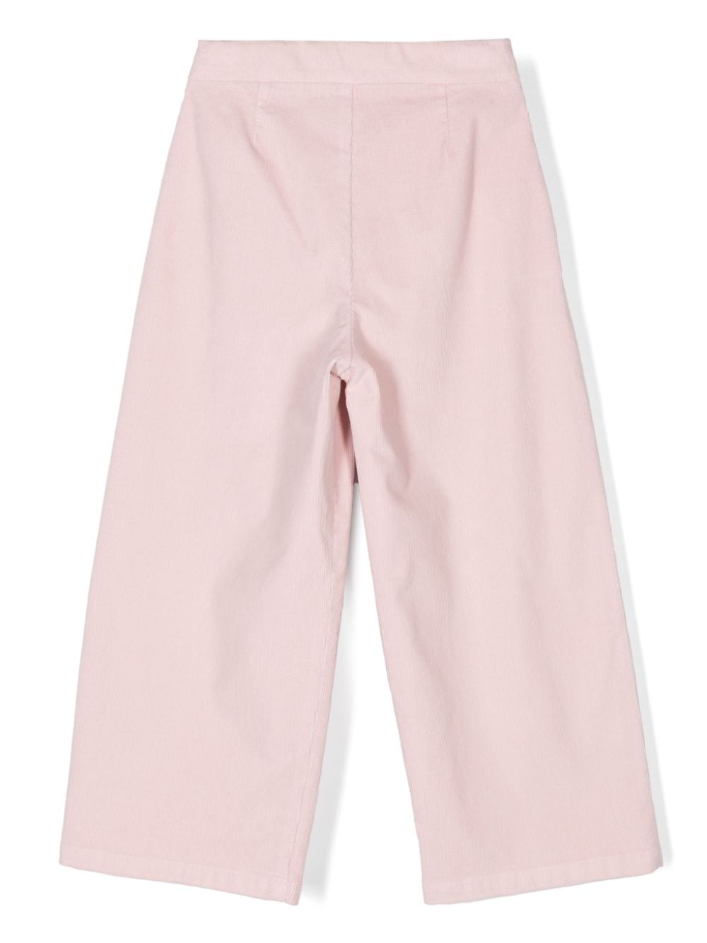 Simonetta rhinestone-button trousers - Roze