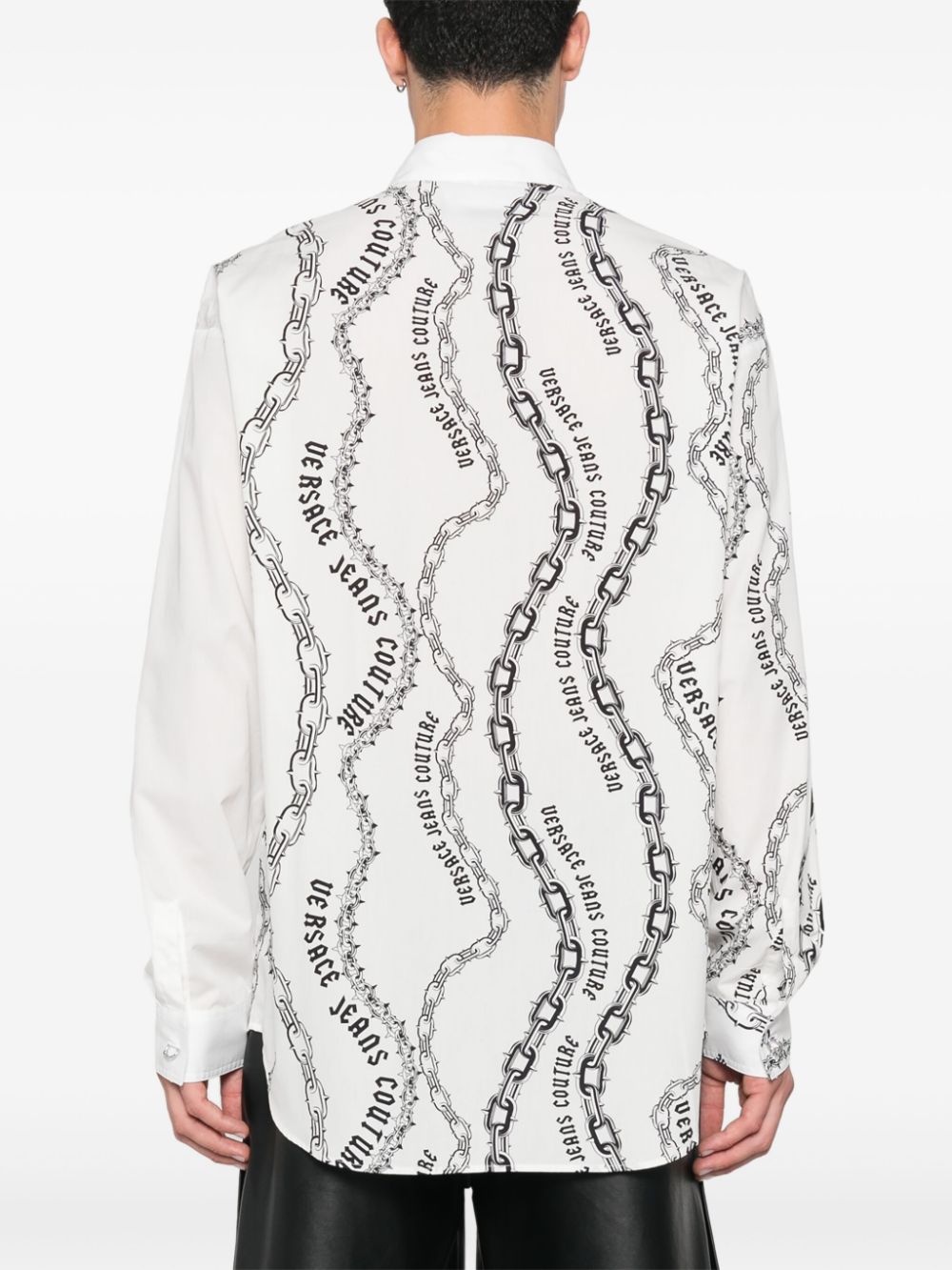 Versace Jeans Couture chain-link print shirt Men