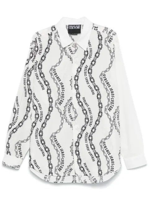 Versace Jeans Couture chain-link print shirt Men