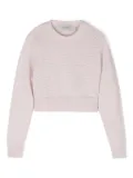 Simonetta metallic sweater - Pink