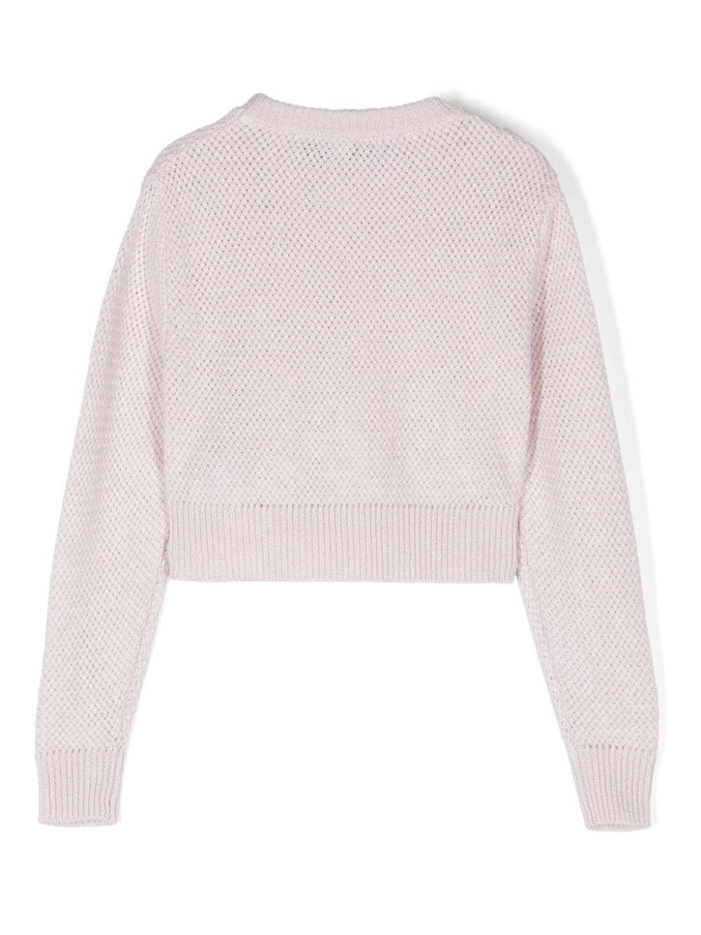 Shop Simonetta Metallic Sweater In Pink