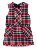 Abel & Lula check-pattern dress - Blue
