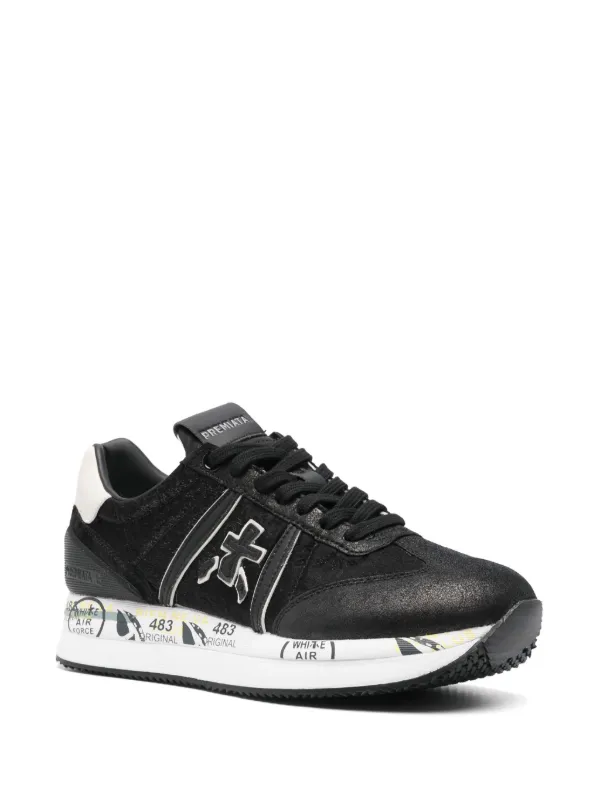 Premiata Conny 6987 Sneakers | Black | FARFETCH