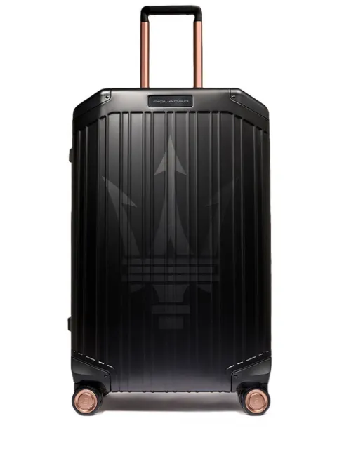 PIQUADRO x Maseratti printed suitcase