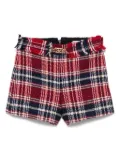 Abel & Lula check-pattern shorts - Blue