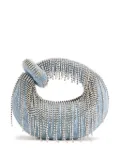 JW Pei mini Abacus denim crystal tote bag - Blue