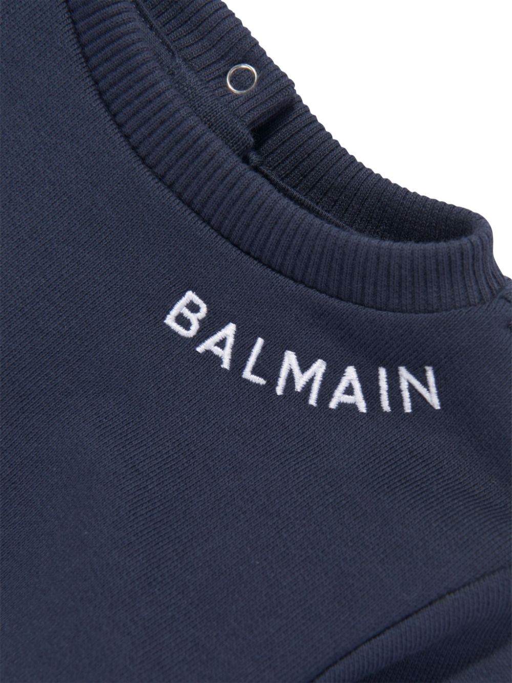 Balmain Kids T-shirt met lange mouwen Blauw