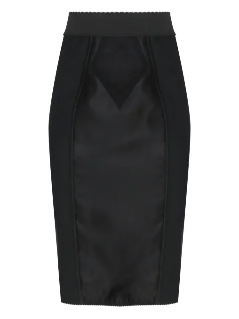 Dolce & Gabbana lace-panel pencil skirt