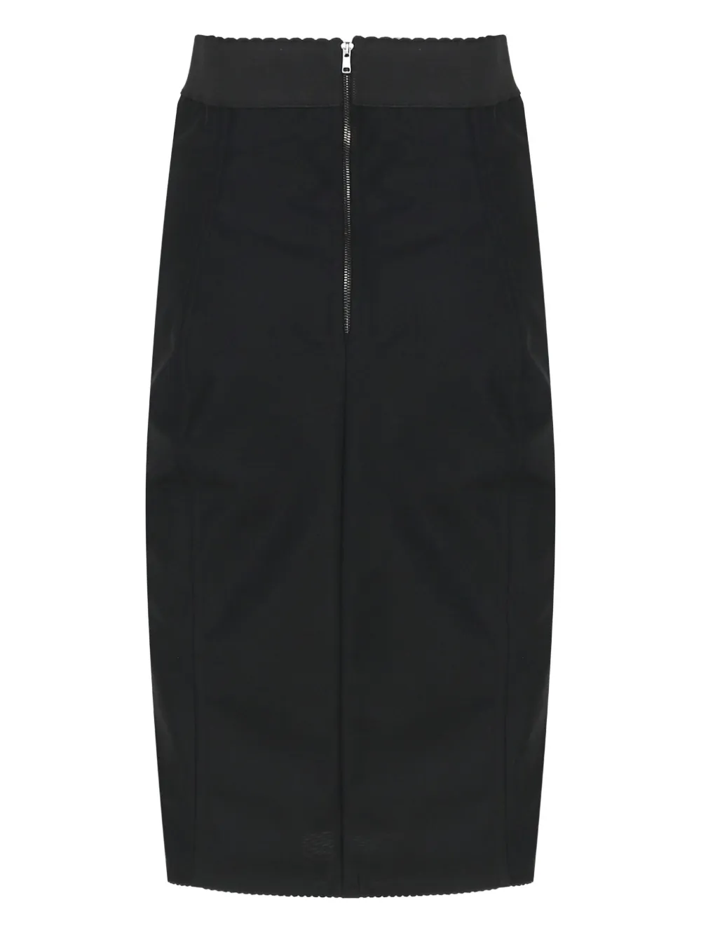 Dolce & Gabbana lace-panel pencil skirt Zwart