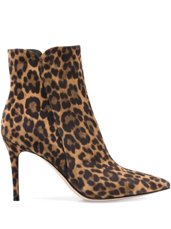 Gianvito Rossi Levy 85mm ブーツ | ブラウン | FARFETCH JP