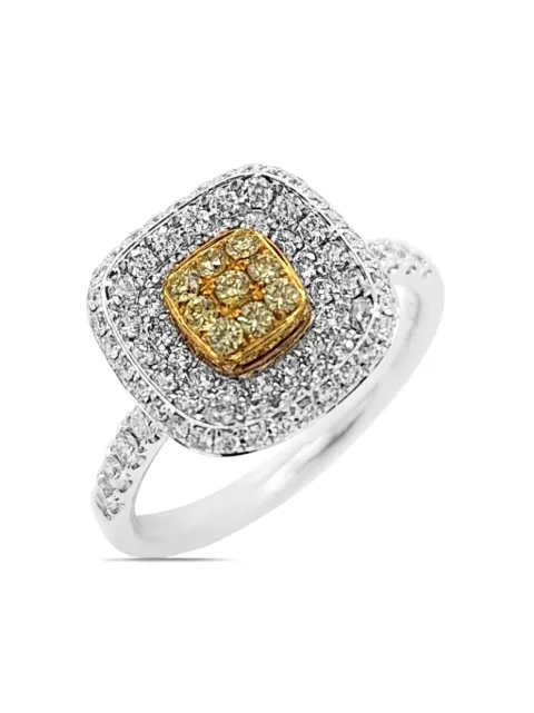 HYT Jewelry 18K gold platinum diamond ring