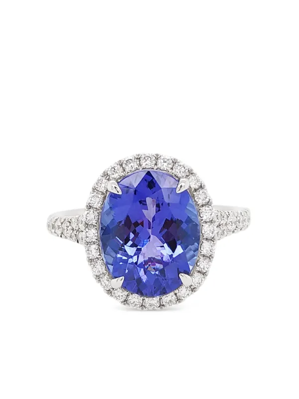 HYT Jewelry ダイヤモンド&タンザナイト リング プラチナ HYT Jewelry ダイヤモンド&タンザナイト リング プラチナ