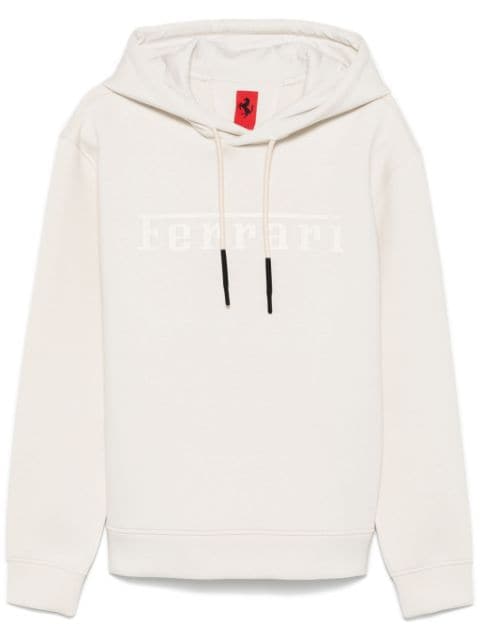 Ferrari logo scuba hoodie