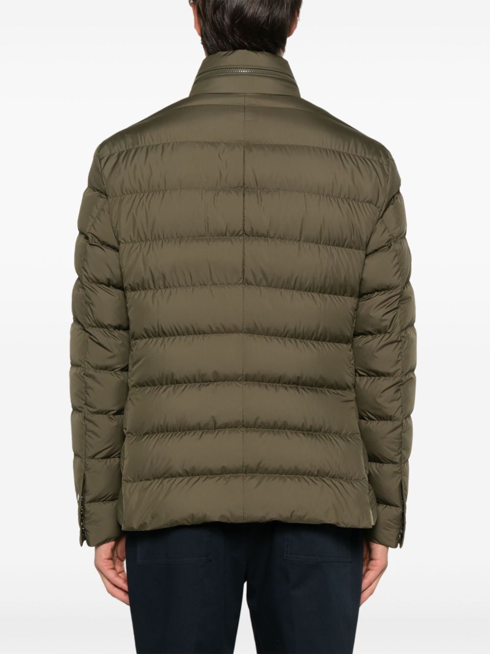 Shop Moncler Malinvern Puffer Jacket In Green