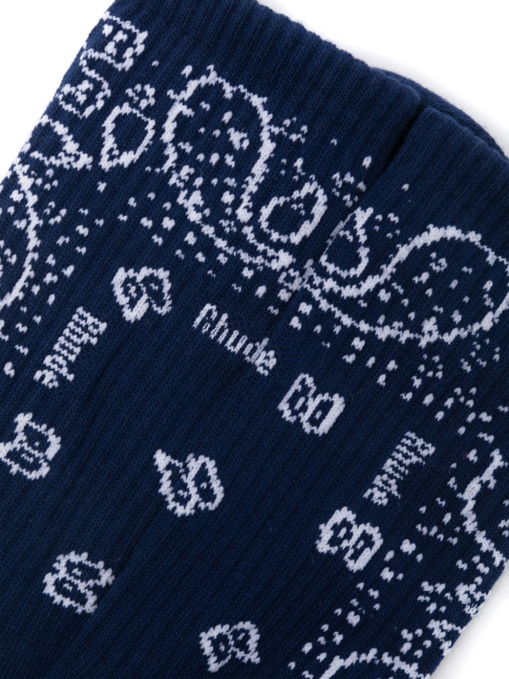 RHUDE Sokken met bandana jacquard - Blauw