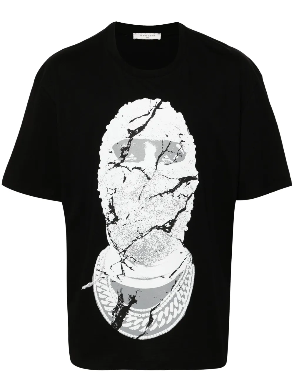 Ih Nom Uh Nit Marble Mask T-shirt Zwart