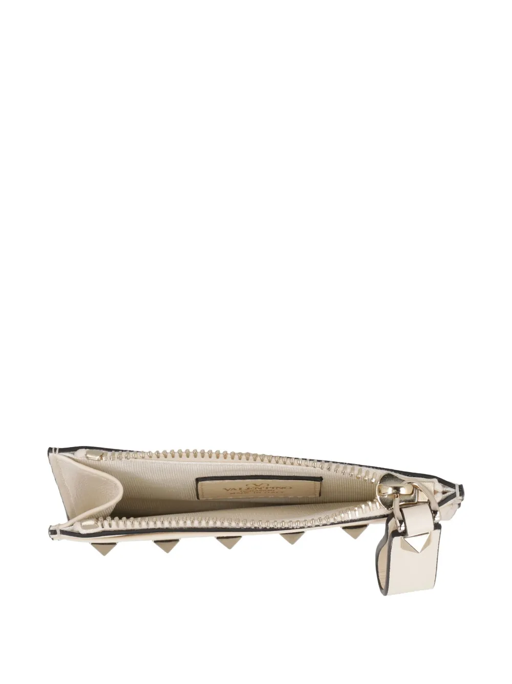  Valentino Garavani Rockstud Card Holder - Neutrals 