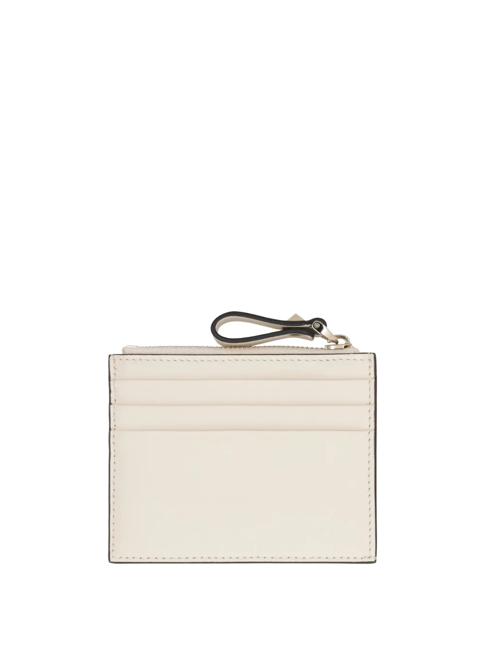  Valentino Garavani Rockstud Card Holder - Neutrals 