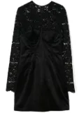 Chiara Ferragni panelled mini dress - Black