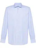 Corneliani mini-checked shirt - Blue