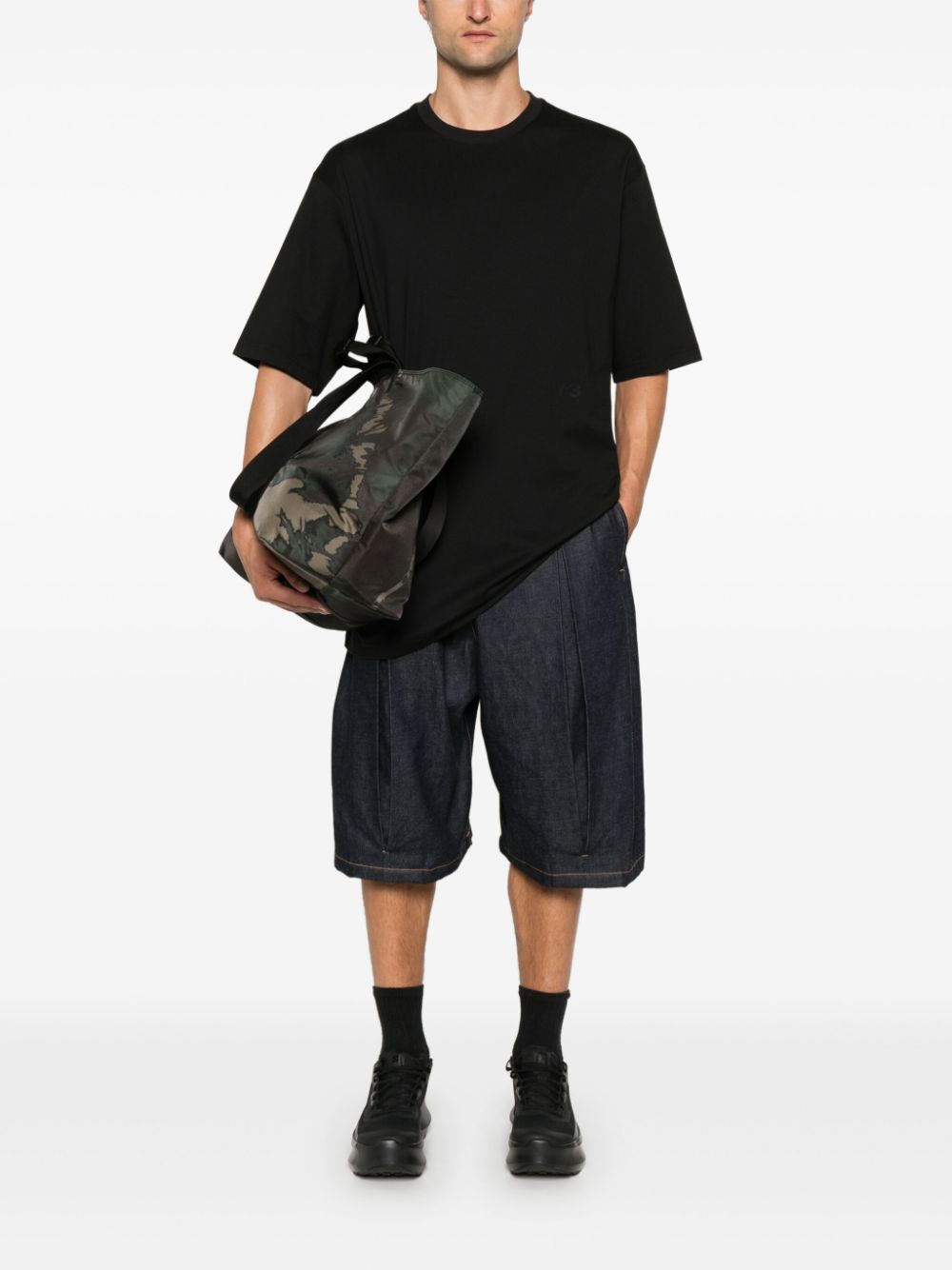 Shop Y-3 Short-sleeve T-shirt In 黑色