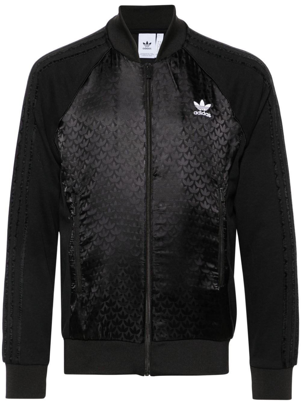 adidas monogram-jacquard sweatshirt - Black