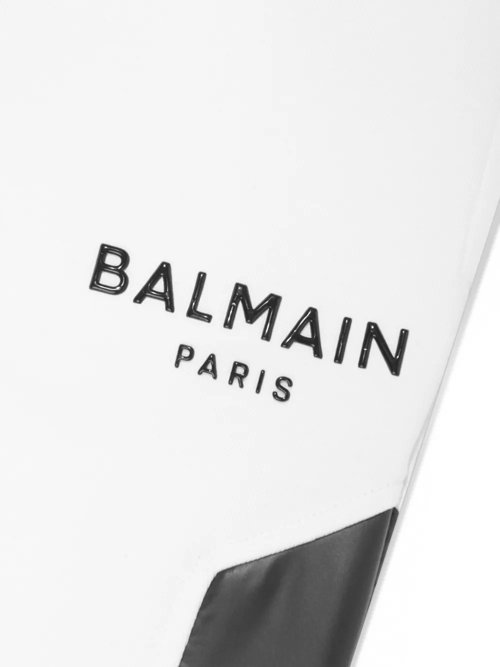 BALMAIN LOGO-PRINT TROUSERS