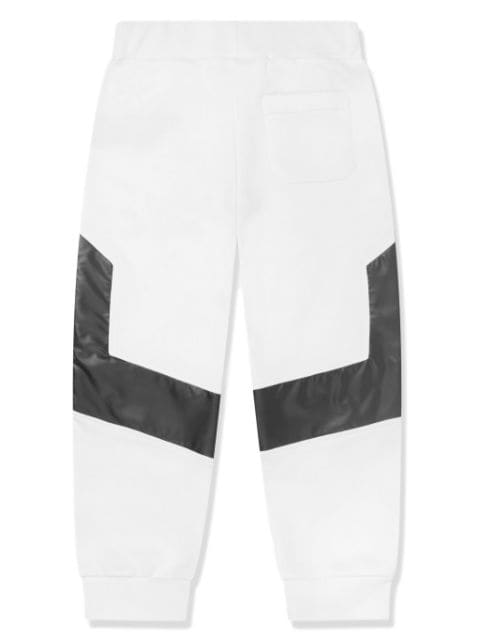 logo-print trousers