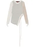 Andersson Bell braids cut-out top - Grey