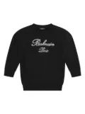 Balmain Kids crystal-embellished sweatshirt - Black