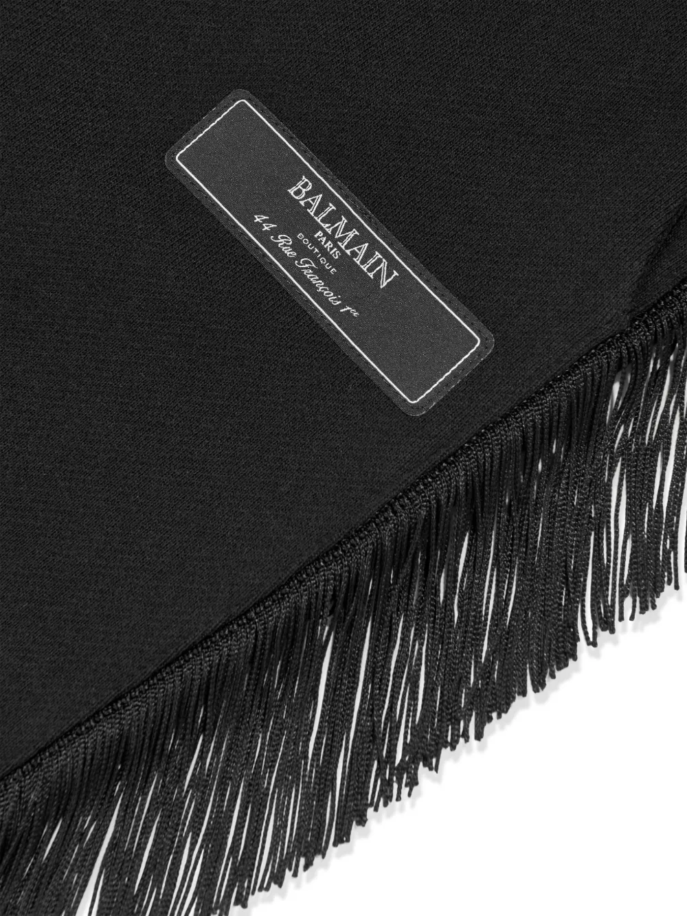 Balmain Kids Joggingbroek met franje Zwart