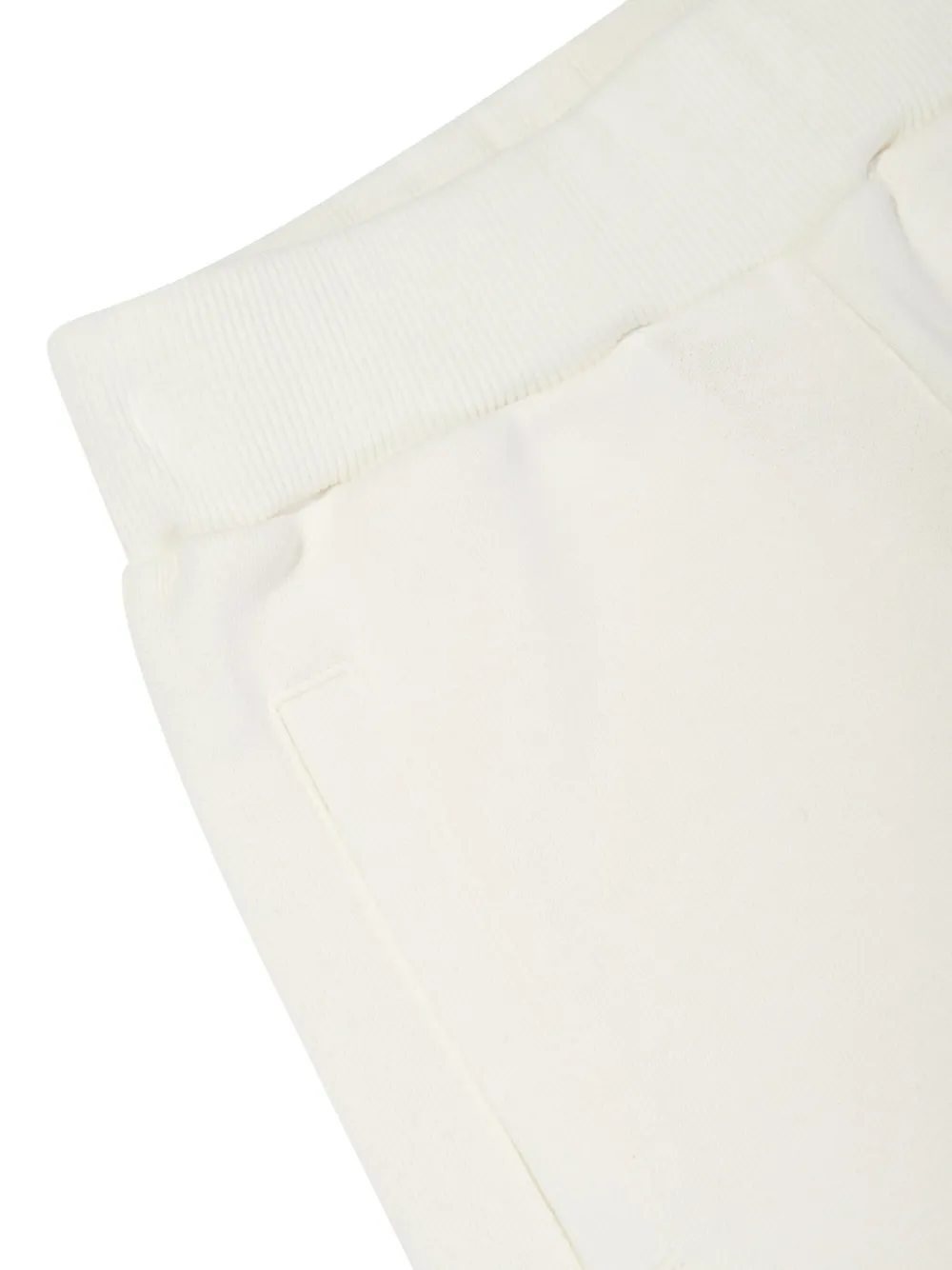 BALMAIN LOGO-PRINT TRACK PANTS 