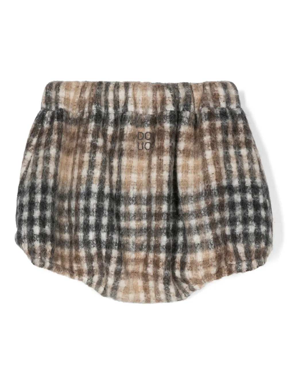 Douuod Checkered Shorts In 褐色