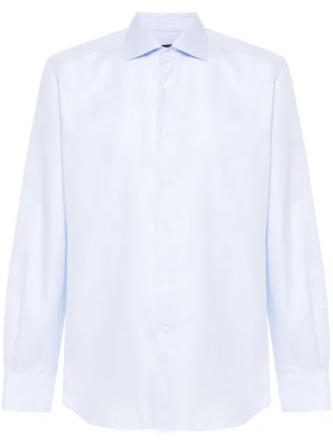 Corneliani chemise à motif zigzag