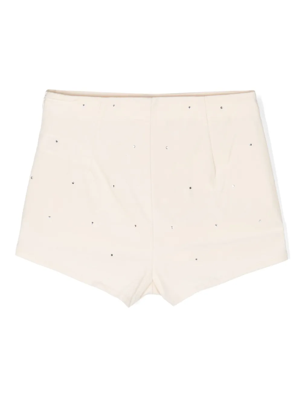 Douuod Kids Shorts verfraaid met stras - Beige