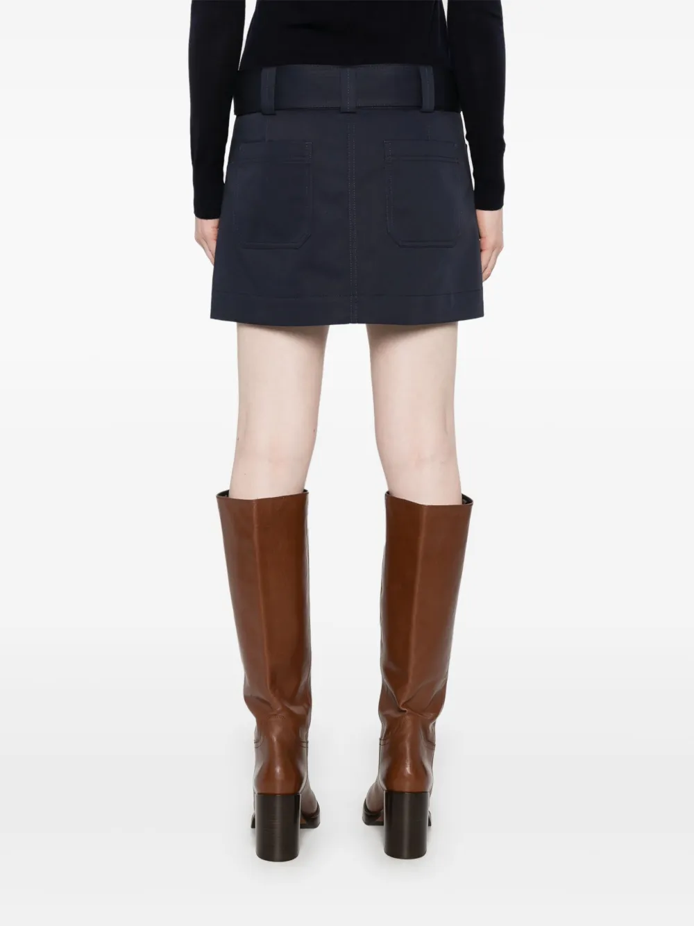 Chloé Katoenen mini-rok Blauw