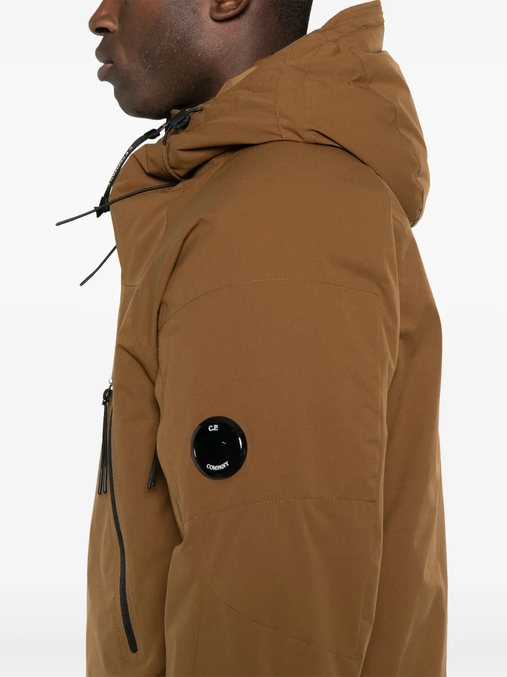 C.P. Company Pro-Tek jack met capuchon Bruin